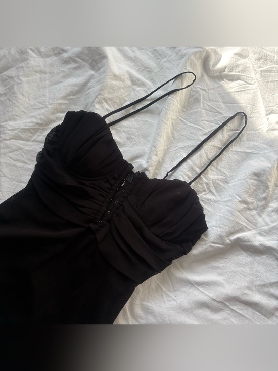 Tops - Y2K romantic Goth milkmaid top Adorable top